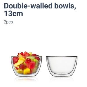 2 Vivo Villeroy & Boch double walled bowls new